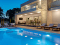 Night photo gallery, Villa Tanicius with heated pool, gym, and sauna, Srinjine, Dalmatia, Croatia Srinjine, Split