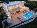 Night photo gallery, Villa Tanicius with heated pool, gym, and sauna, Srinjine, Dalmatia, Croatia Srinjine, Split