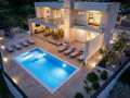 Night photo gallery, Villa Tanicius with heated pool, gym, and sauna, Srinjine, Dalmatia, Croatia Srinjine, Split