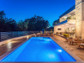 Night photo gallery, Villa Tanicius with heated pool, gym, and sauna, Srinjine, Dalmatia, Croatia Srinjine, Split